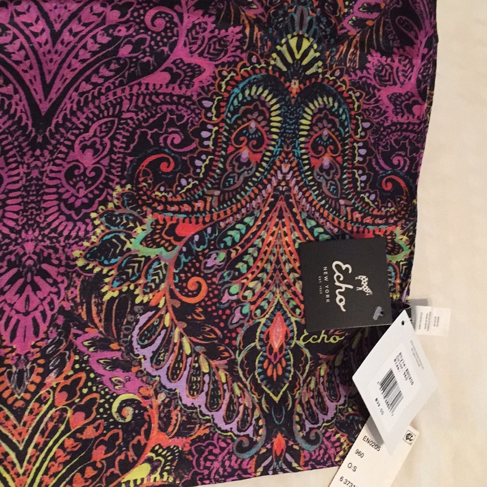 New 18” x 72” poly scarf by Echo